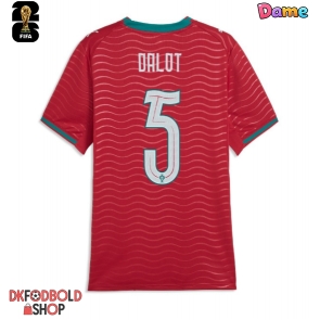 Portugal Diogo Dalot #5 Hjemmebanetrøje Dame VM 2026 Kort ærmer Portugal Diogo Dalot #5 Hjemmebanetrøje Dame VM 2026 Kort ærmer